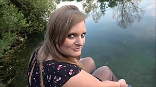 spontaneous outdoor quickie at lake, i got recognized