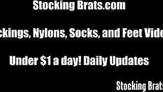 Renee and Monica in Lesbian Foot Fetish Sex