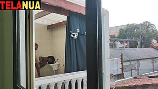 if my neighbor knew about this homemade doggystyle cumshot