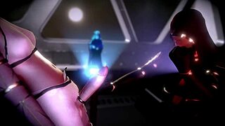 space handjob with telekinesis power