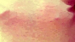 British milf Lady Sonia gets her big tits groped.