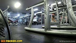 Did you see that Latina slut get picked up and anal fucked by a big cock gym rat?