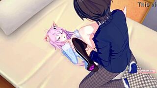 nyanners in 3d hentai action