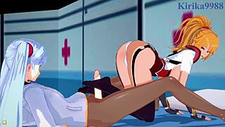 Setsuko Ohara, Excellen Browning, and Ruri Hoshino in 3D anime adventure