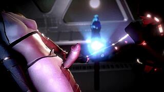 space handjob with telekinesis power