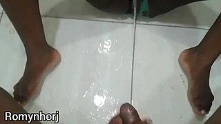 in this outdoor video, she bends over for doggystyle and reaches orgasm