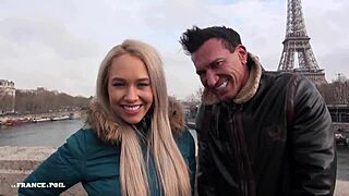 Real Couple's Honeymoon Sextape with Blowjob in Paris