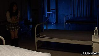 Asian babe sucking hard on that fat cock 😏