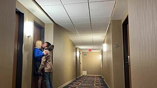 Blonde wife CHEATS with BBC, POUNDED before returning to caged cuck.