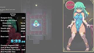 Mage Kanade explores futanari dungeon.