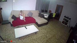 Secretly watching amateur couple having sex