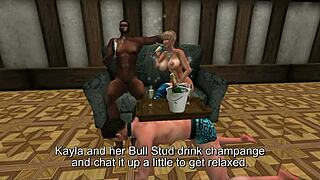 Watch the cuckold goddess wife take it in her ass