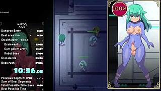 Mage Kanade explores futanari dungeon.