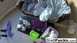 Can busty Brett Rossi tease you in her motel room?