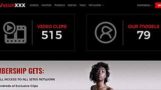 gemini lovell shows off her big ass in random fetish clips. femdom goddess uses toys for interracial fun.