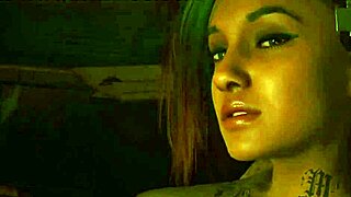 judy alvarez fucks the girl in this hot cyberpunk mod