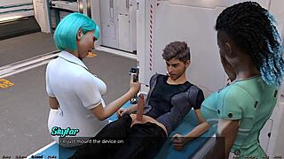 Stranded Girl in Space Craves to Touch My Huge Cock