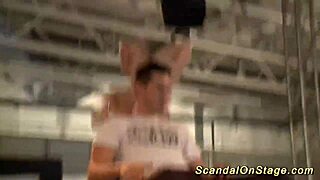 Extreme Babe Squirts On Public Stage During Striptease, Clothes Ripped Off 😱💦