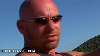 incredible anal threesome in a villa with blonde riding and licking