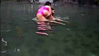 Hot latina screams during steamy cabin sex at thermal park