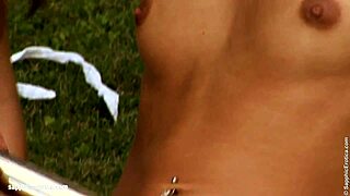 Stracy and Nea explore their desires with toys in the garden – is it innocent play or something more?