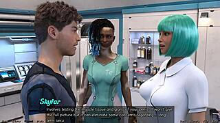 Stranded Girl in Space Craves to Touch My Huge Cock