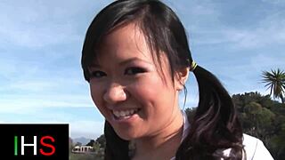 Beautiful Oriental Girl Fucking With A Black Man With A Big Cock