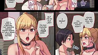 Meeting friend's gyaru mom in soapland