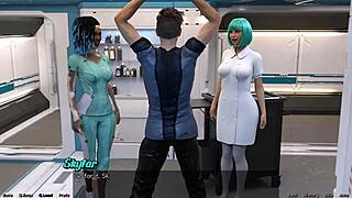 Stranded Girl in Space Craves to Touch My Huge Cock