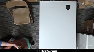 Young shoplifter punished with hardcore domination and strappin