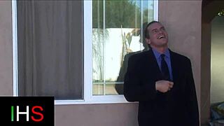 Two Sexy Girls Take Big Cock in Wild Threesome Doggystyle