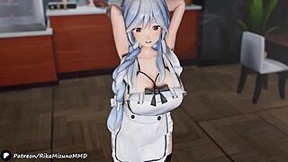 pekomama mmd r-18 virtual youtuber in uncensored hentai dance action.