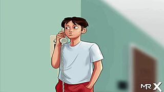 Here is the gameplay of Summertime Saga where you can feel my boobs