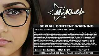 Mia Khalifa’s first creampie scene with sexy glasses and big tits, wow!