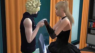 Hey, wanna watch Misa Amena get wild with Naruto in bed? She’s begging to be pounded!