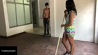 I Visit My Hermanastra and Convince Her for Hardcore Colombian Action