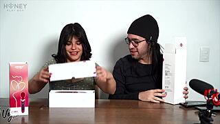 this wand made selena vega cum crazy, review of sex toy on her big pussy 😍