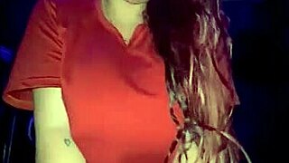 redhead 18yo babe with perfect huge tits rides hard