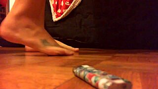 A Strange Doll With Unusual Features For Massage Oil