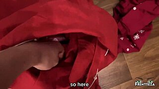 Fucking My Stepmom In Grinch Panties On The Bed!