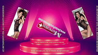 Lady mai li sucks two cocks in threesome cumshot 😈