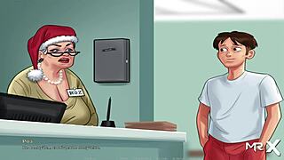 Here is the gameplay of Summertime Saga where you can feel my boobs