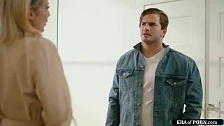 Petite milf squirts during rough face fucking and ass licking