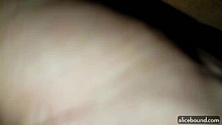 at the party, the ebony babe gets bound and used freely with her hairy wet pussy