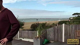 leather milf alisha rides monster cock in cowgirl. hardcore fucking with stockings on.