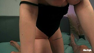 Asian Girl with Big Boobs and Sexy Tits Poses Seductively