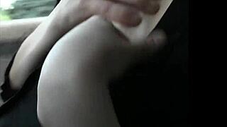 girl flashes her huge natural tits at the park.