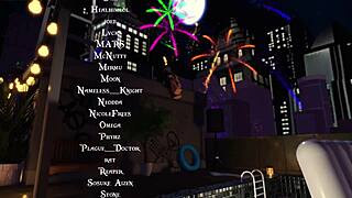 catgirl craves cock and gets creampied before fireworks