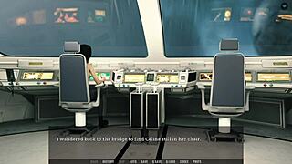 Cute Anime Girl Fucks Hard On Captain's Deck In 3D Hentai Game.