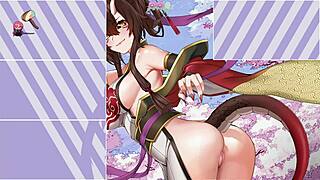 adorable gal pleasures her old master with sucking and fucking